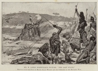 Le Dernier Combat, représentant le destin du Major Allan Wilson et de ses camarades dans la guerre des Matabili
